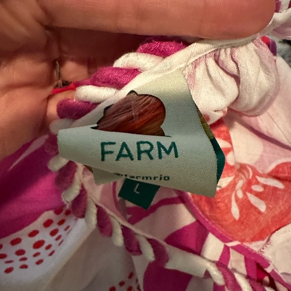 FARM Rio Pink and Red Floral Jumpsuit - Picture 4 of 6